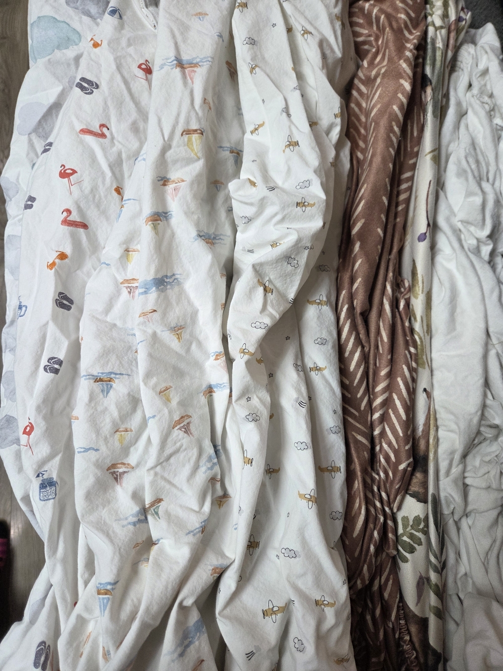 8 Assorted Printed 100% Cotton Sheets
